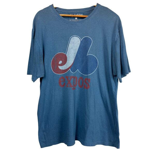 Vintage Montreal Expos Canadian Baseball Wright & Ditson 100% Cotton large MLB - Picture 1 of 5
